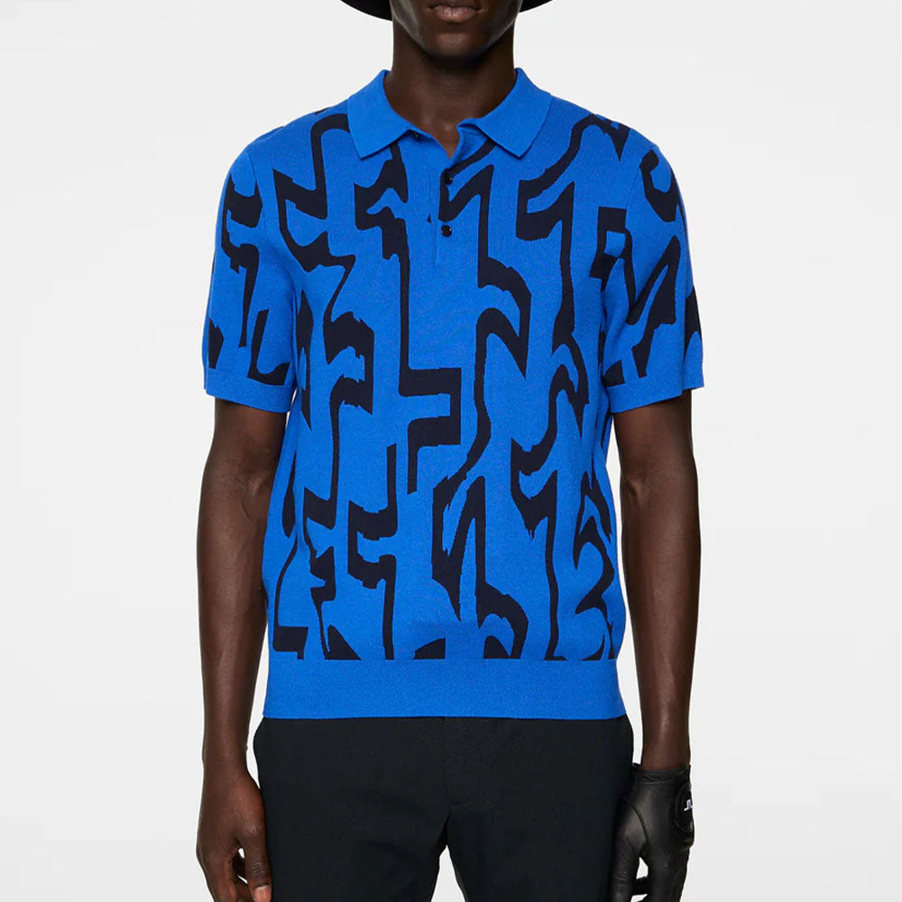 J.Lindeberg Nate Jacquard Knitted Shirt (GMKW11172)