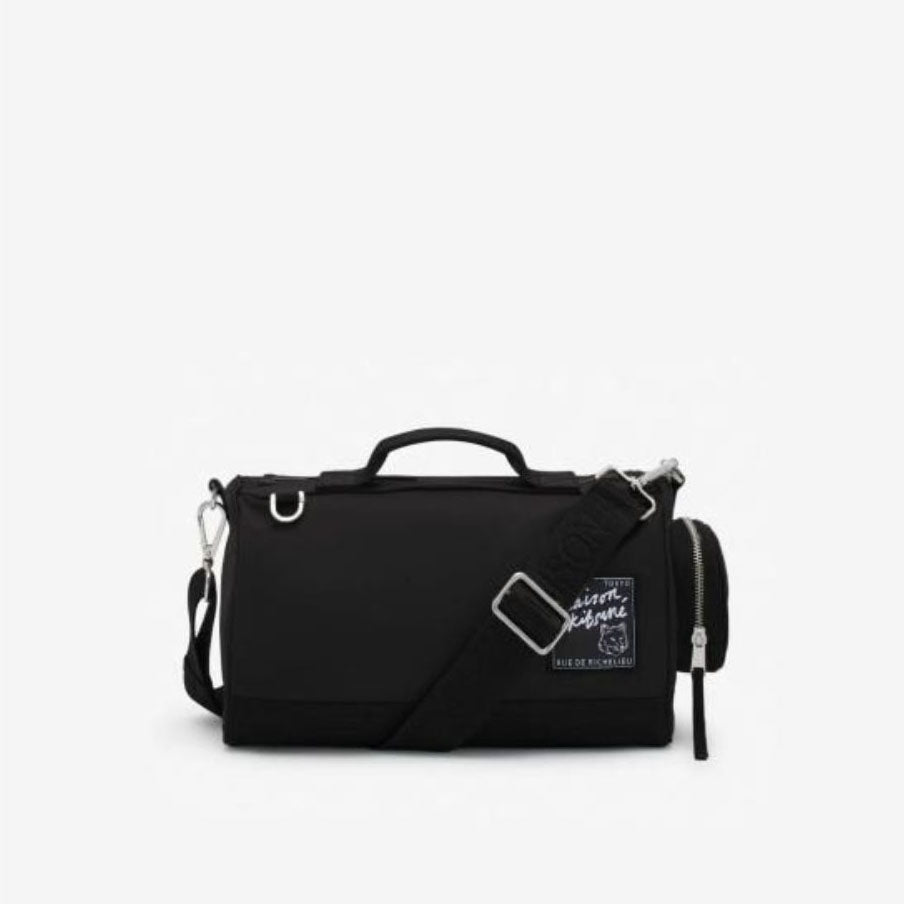 Maison Kitsuné Rue de Richelieu Nylon Boston Bag (LW05167WQ1001)