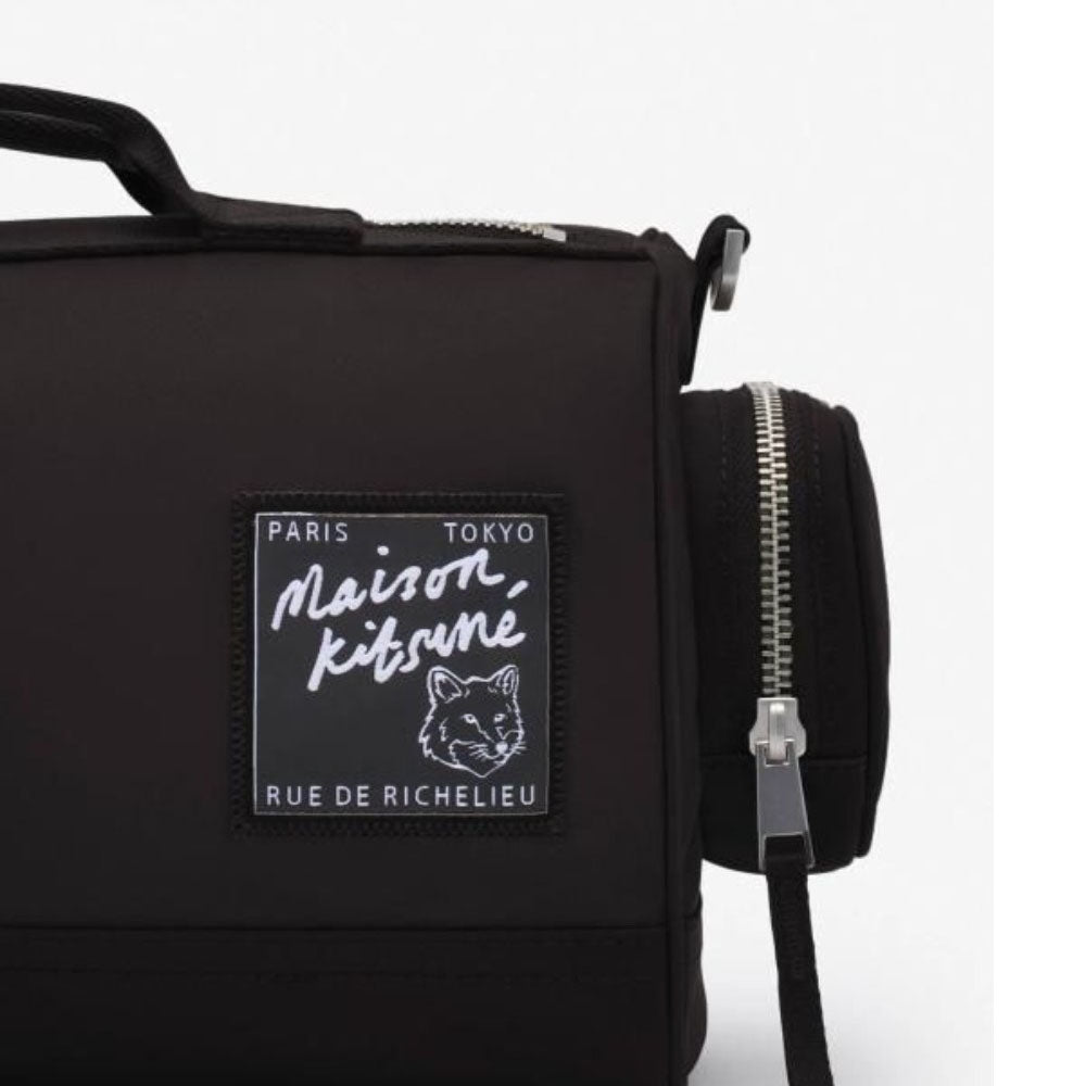 Maison Kitsuné Rue de Richelieu Nylon Boston Bag (LW05167WQ1001)