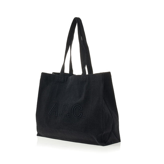 A.P.C. Embossed Logo Denim Tote (COFDO-M61443)