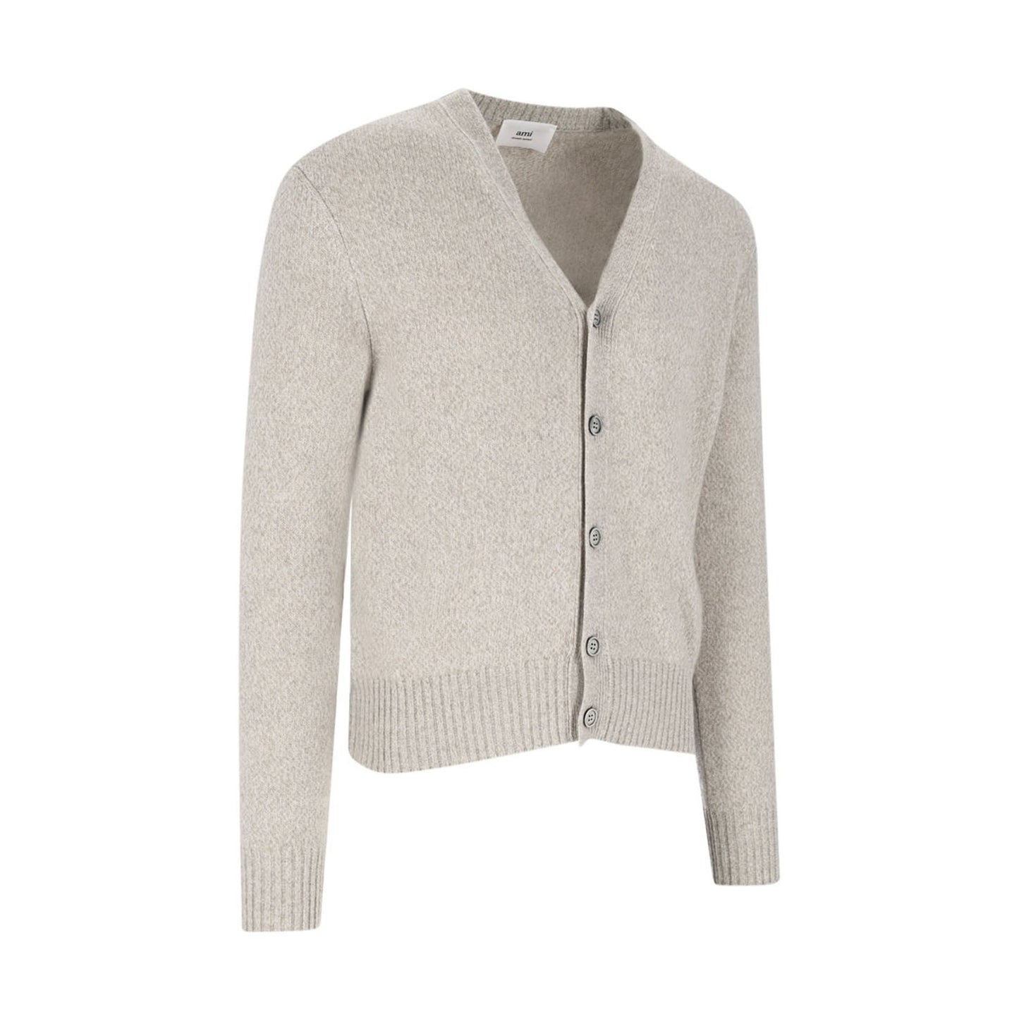 AMI Tonal Heart Logo Cardigan (HKC127.005)