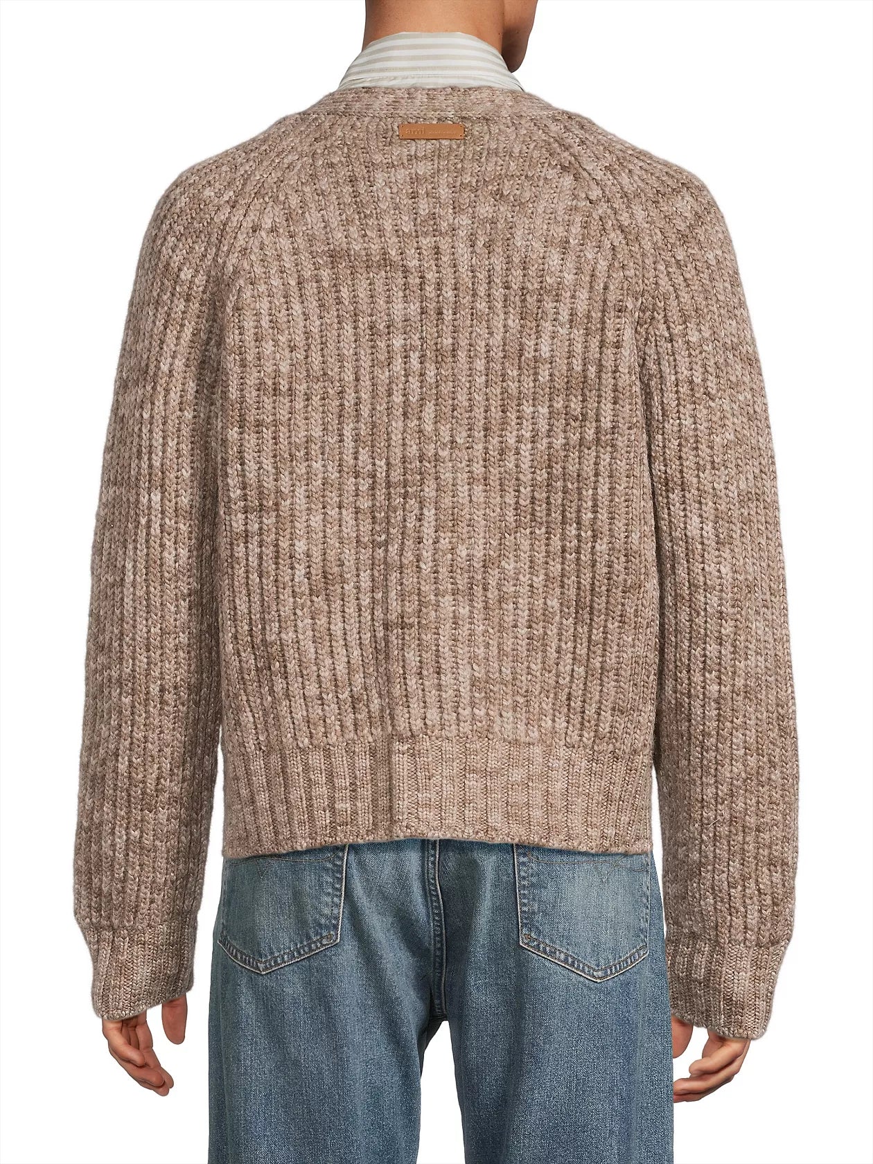 AMI Ribbed Cardigan (HKC888.001)