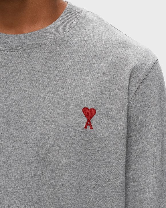 AMI Small Heart Long Sleeve T-Shirt (UTS205.726)