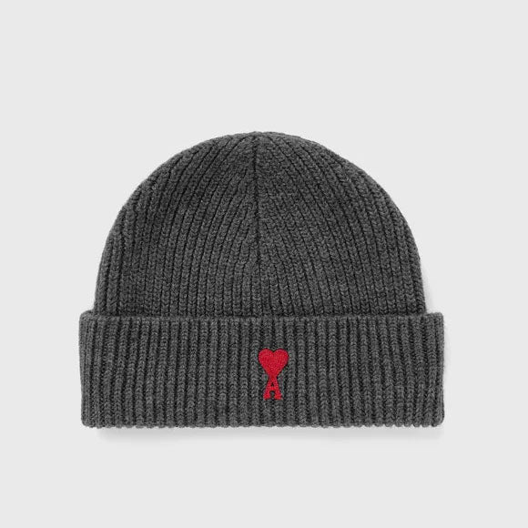 AMI Paris Heart-A Wool Beanie (BFUHA106.018)