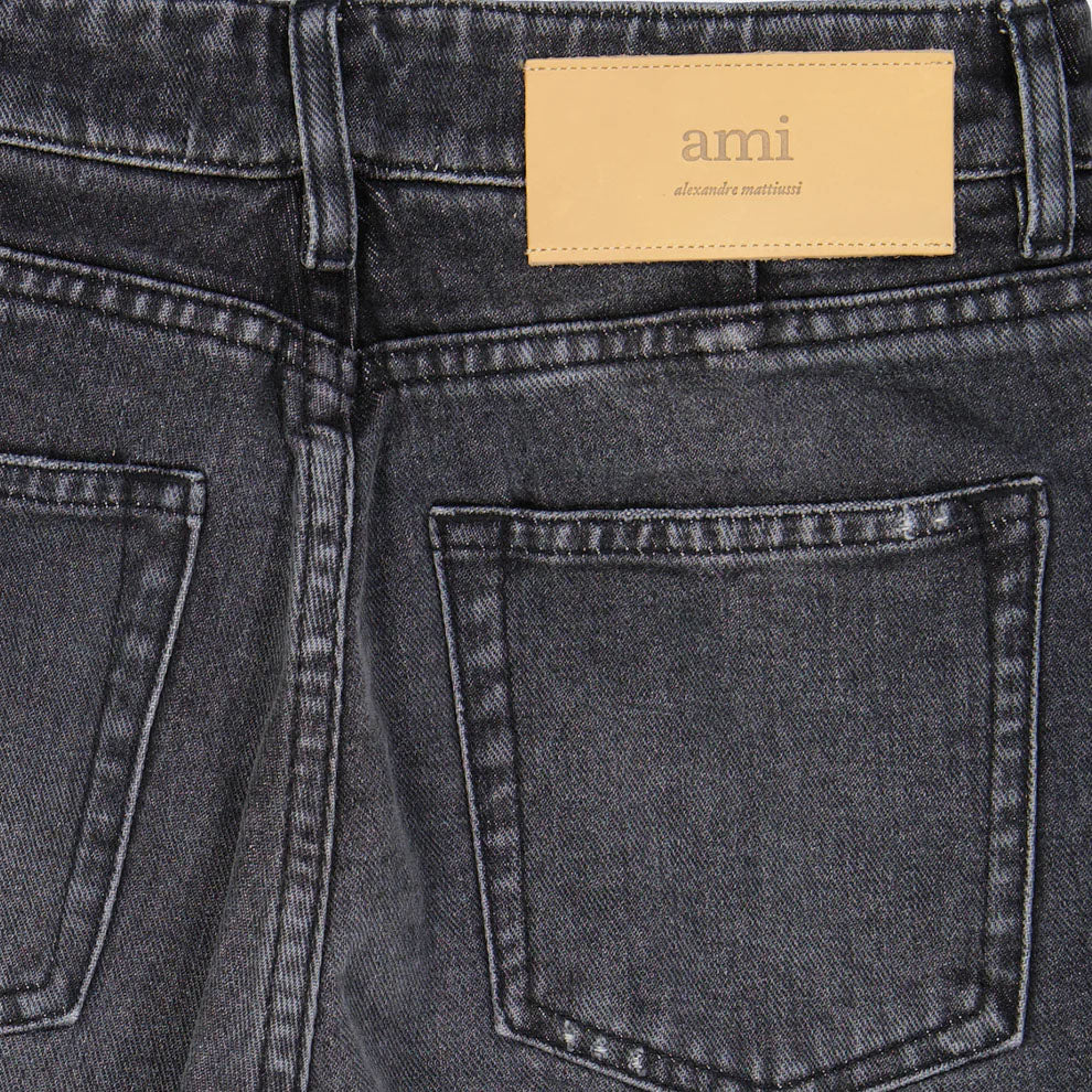 AMI Paris High-Rise Flared Jeans (FTR420.DE0018)