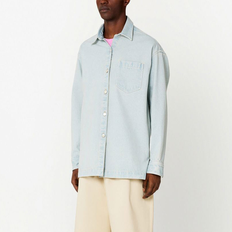 AMI Paris Overshirt (Denim) - UJK221.DE0002