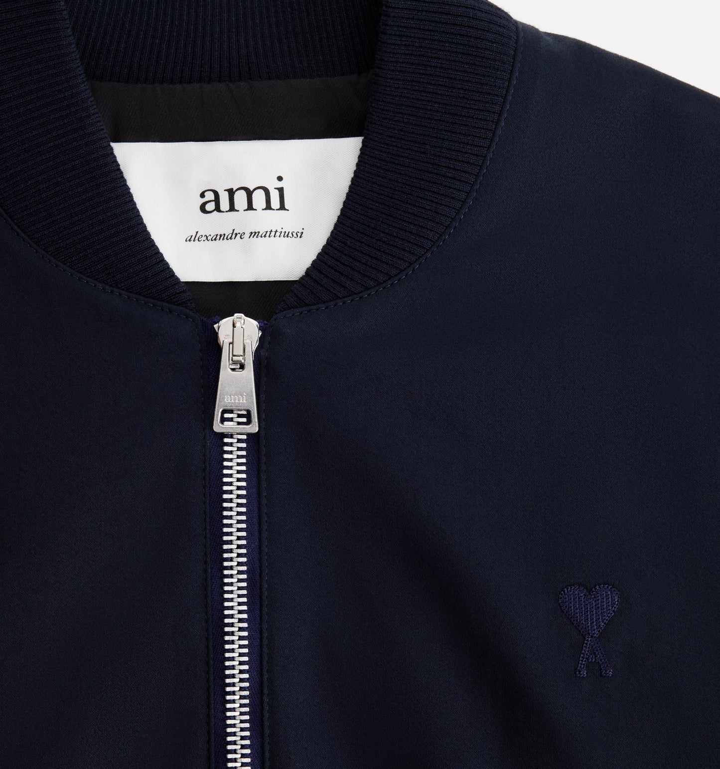 AMI Paris Zip Bomber Jacket (HJK023.CO0009)