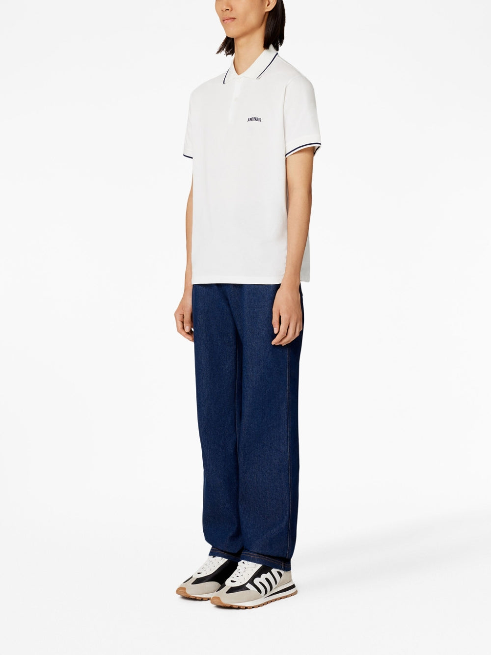 AMI Paris Logo Polo Shirt HPL002.JE0001