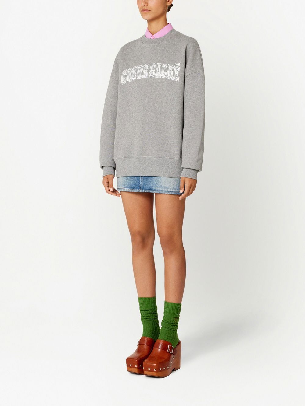 AMI Coeur Sacré Lettering Sweatshirt (USW009.747)