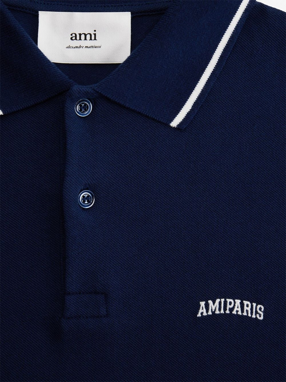 AMI Paris Logo Polo Shirt HPL002.JE0001
