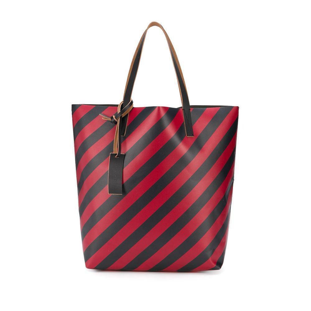 Marni PVC Vertical Shopping Tote Bag (SHMQ0000A4)