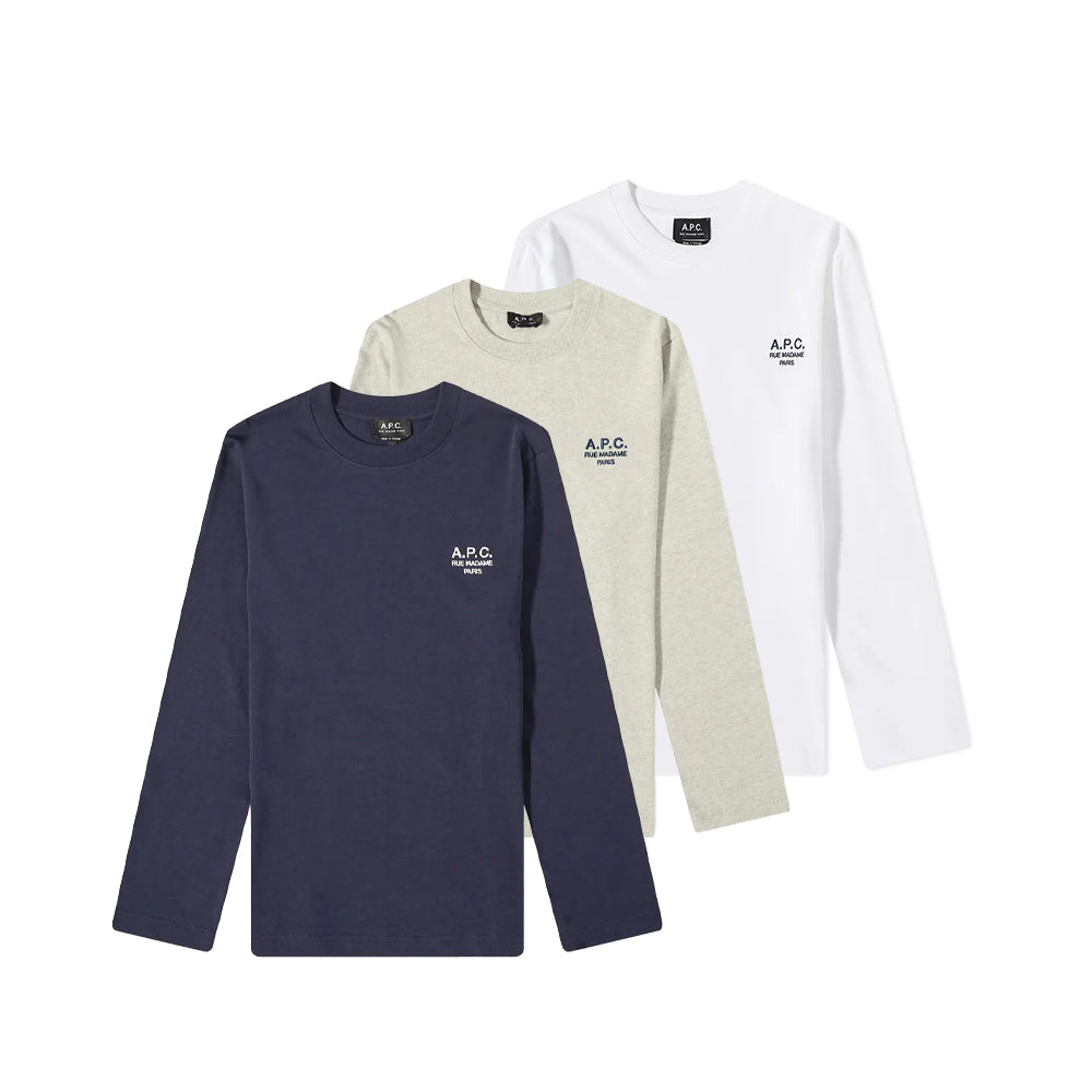 A.P.C. Rue Madame Paris Long Sleeve T-Shirt (COEZC-H26177)
