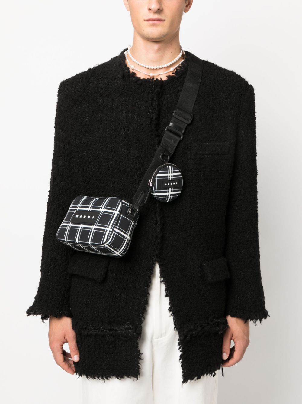 Marni Camera Bag Check Print (SBMQ0084U0)