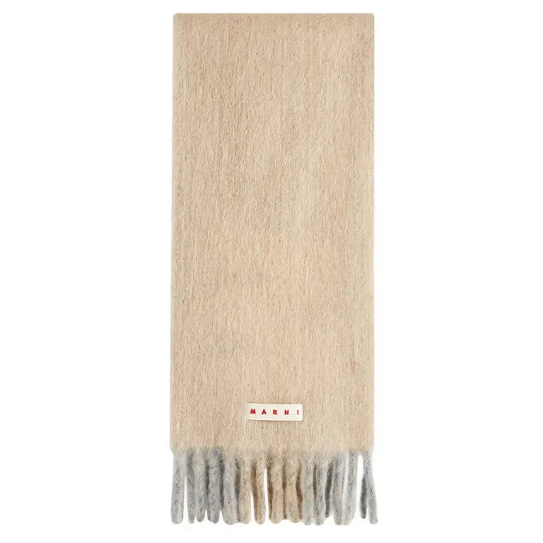 MARNI WOOL-BLEND FRINGE SCARF (SCZC0072Y0)