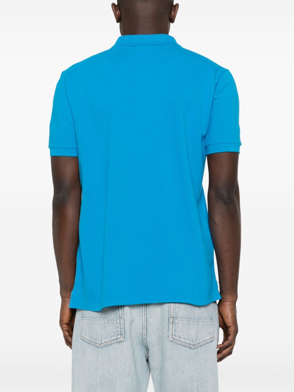 Maison Kitsuné Fox Patch Classic Polo Shirt (LM00208KJ7002)