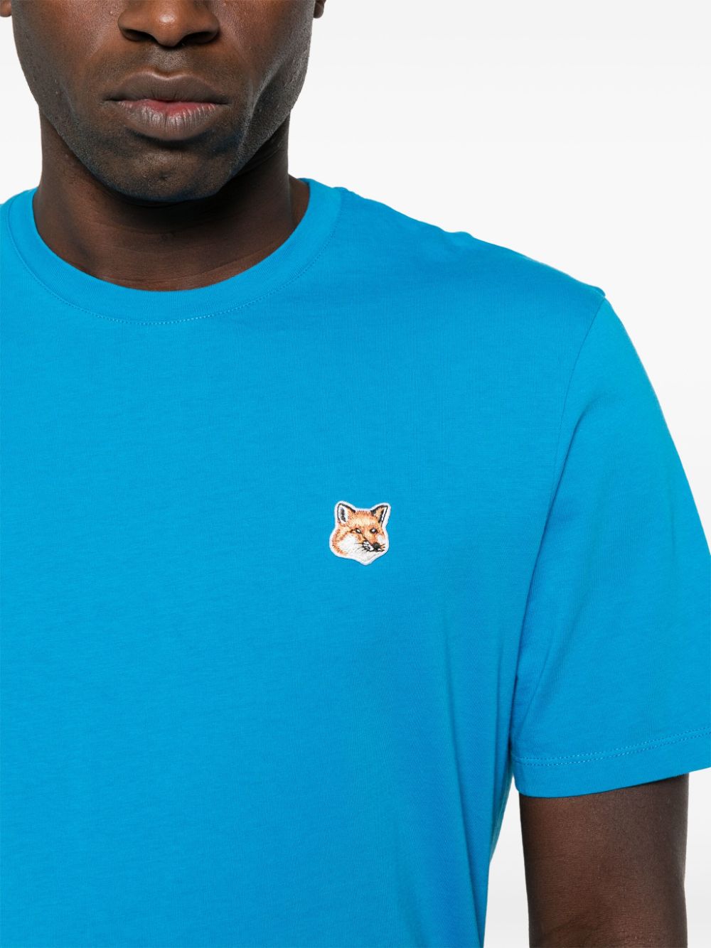Maison Kitsuné Tricolor Fox Patch Classic T-Shirt (LM00104KJ0008)