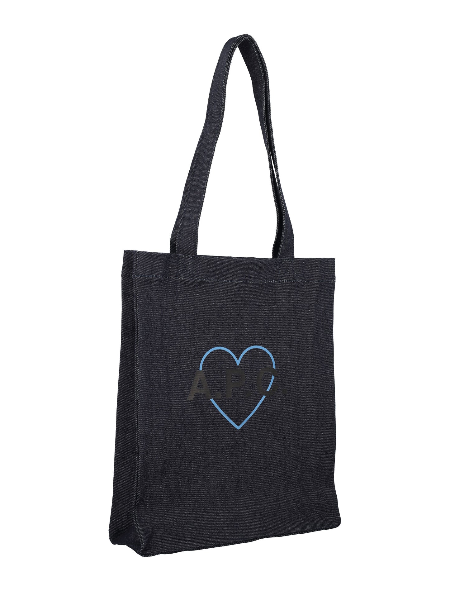 A.P.C. Heart Logo Denim Tote (COCSX-M61691)