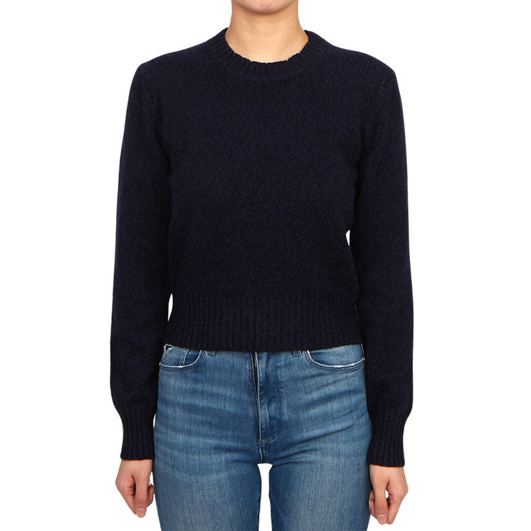 AMI Tonal Heart Logo Cashmere Knit Sweater (FKS127.005)