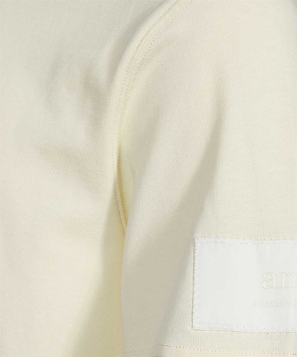 AMI Paris Tonal Ami de Cœur Embroidered T-Shirt (UTS017.726)