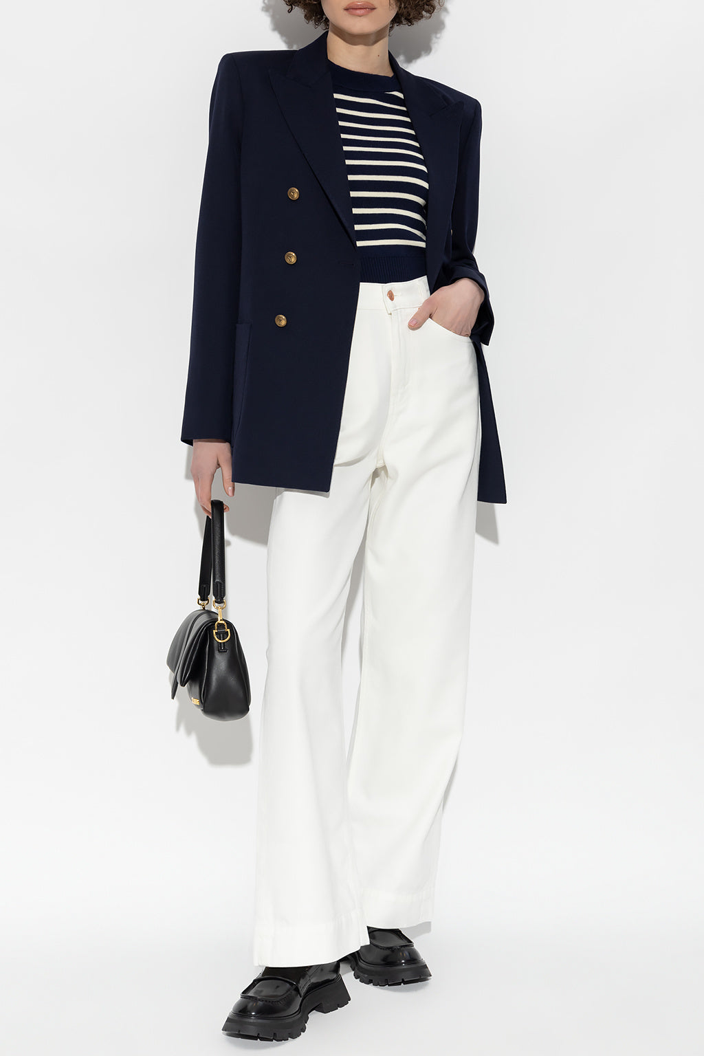 Ami de Coeur Striped Wool Cardigan (FKC011.KN0003)