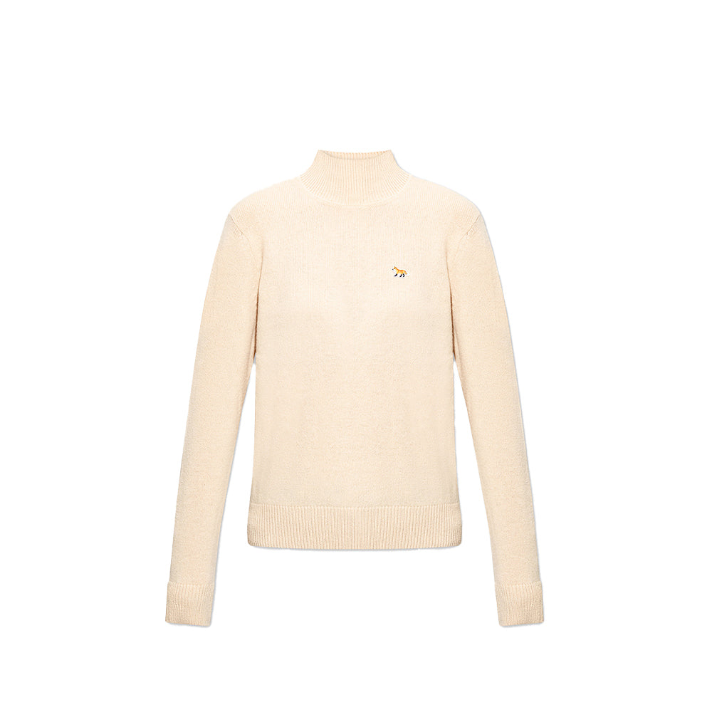 Maison Kitsuné Baby Fox Patch Boxy Turtleneck Sweater (HW00504KT1006)
