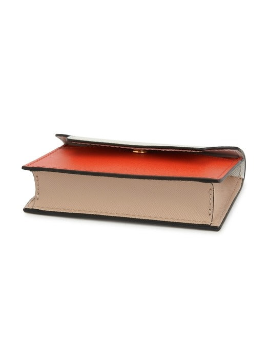 MARNI TRICOLOR LEATHER WALLET (PFMOQ14U07)