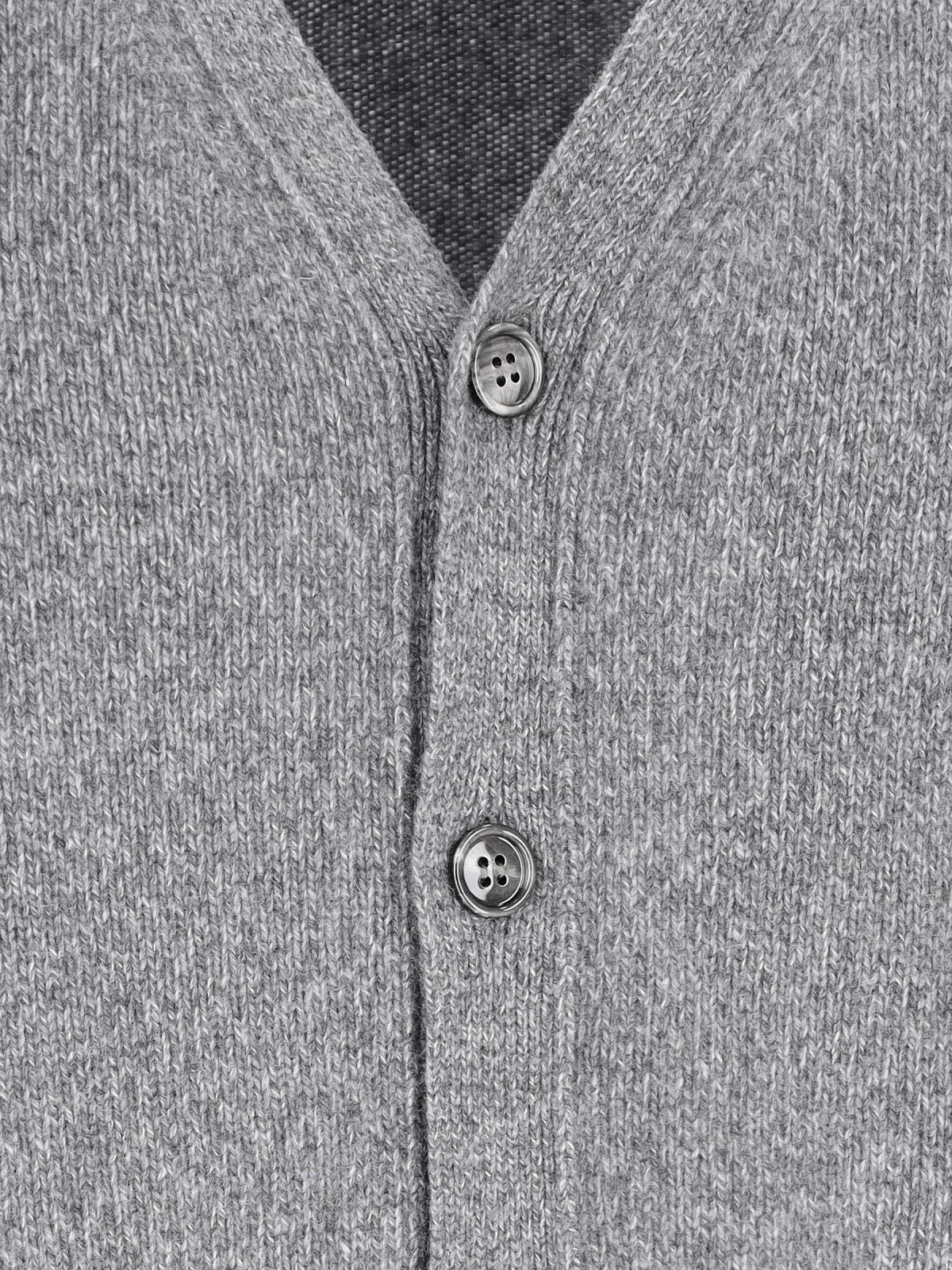 AMI Tonal Heart Logo Cardigan (HKC127.005)