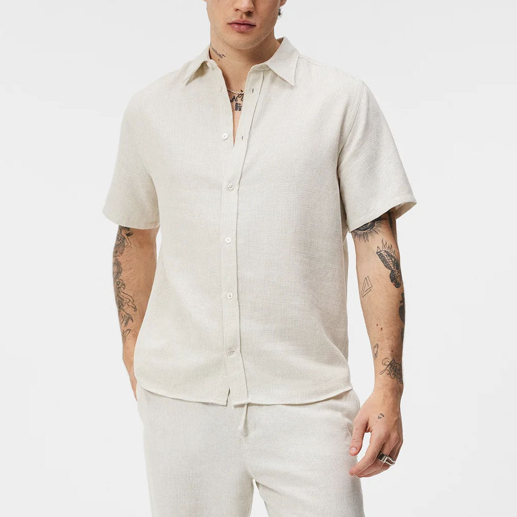 J.Lindeberg Loun Linen Mix Shirt (FMST10661)