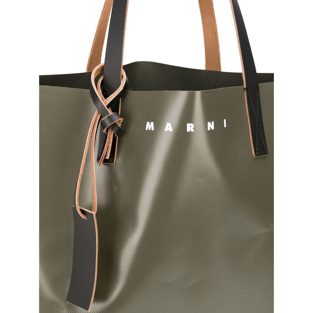 Marni PVC Vertical Shopping Tote Bag (SHMQ0000A4)