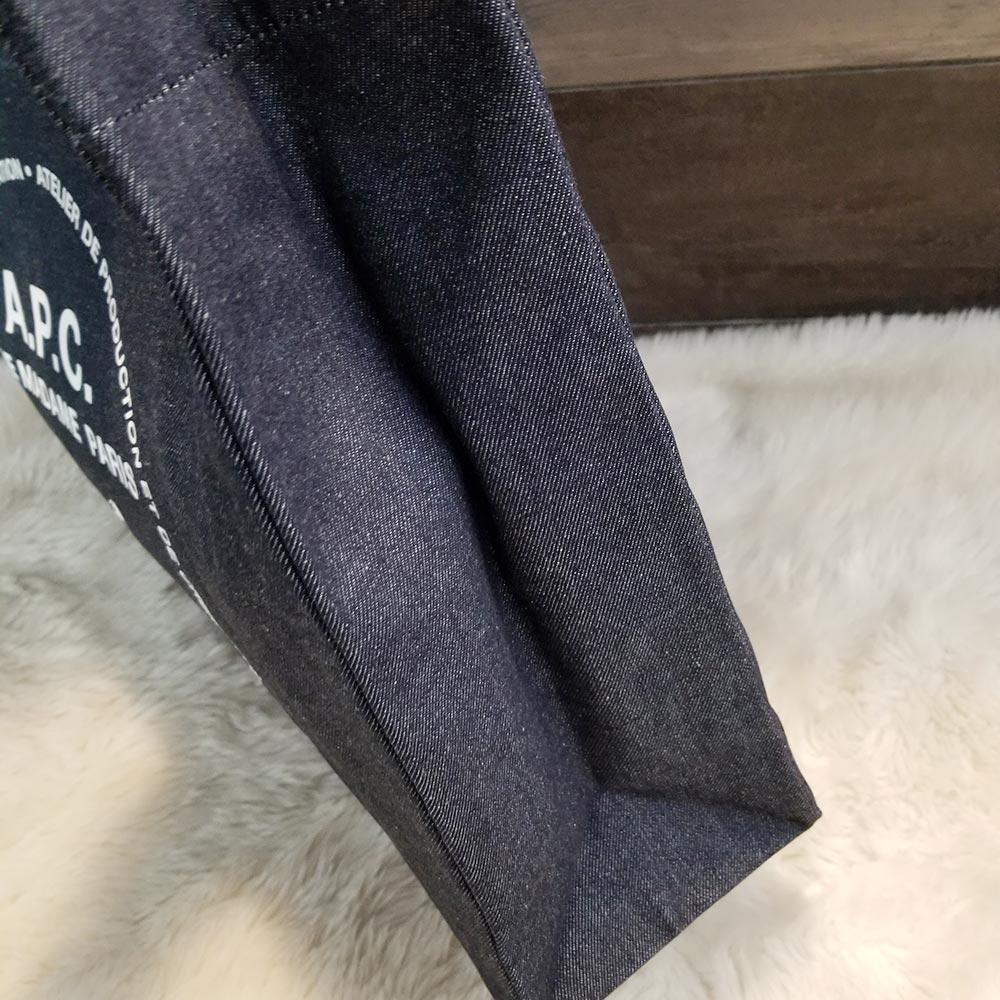 A.P.C. Guitar Logo Denim Shopping Bag (COEGS-M61440)