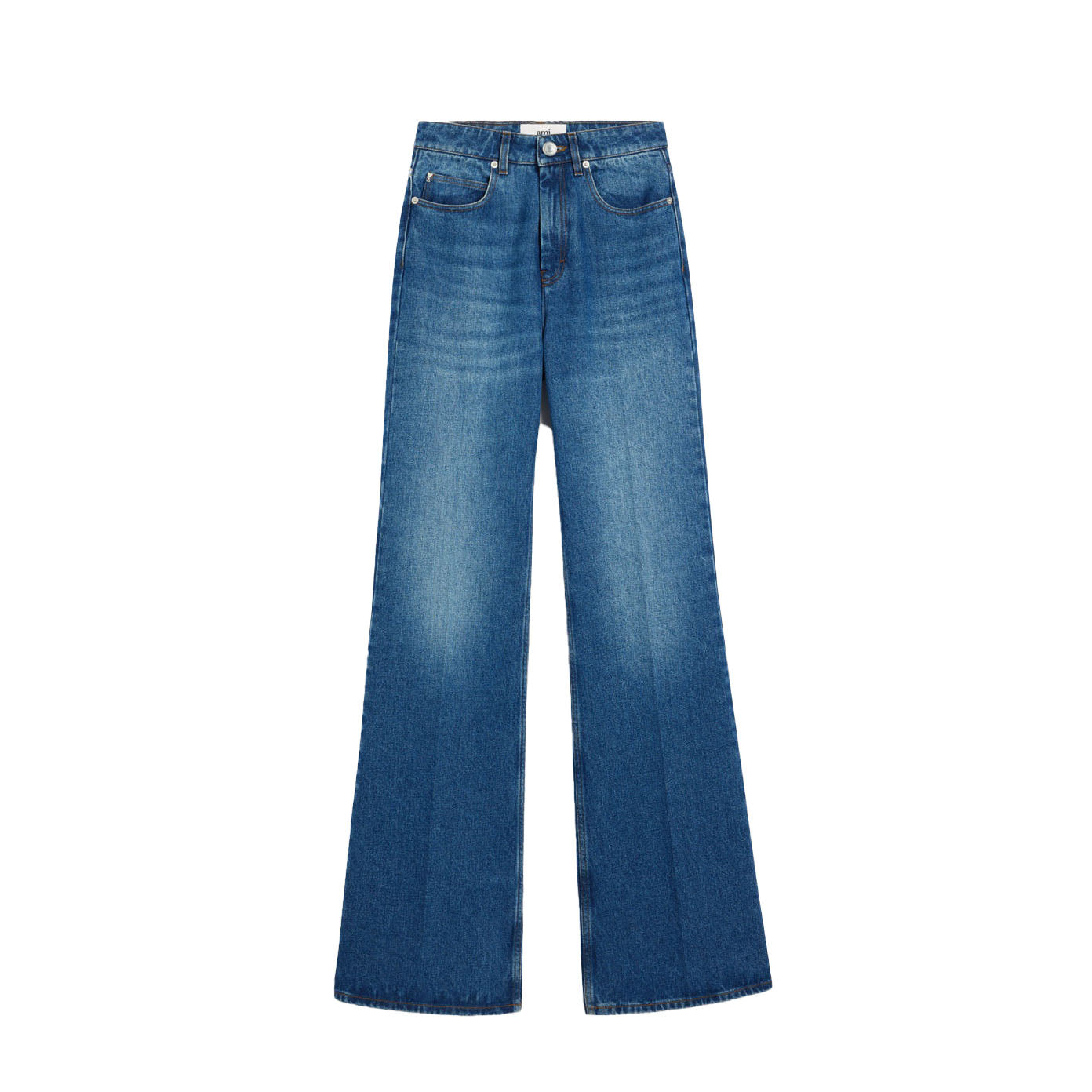 AMI Paris Wide-Leg Denim Jeans (FTR420.DE0025)