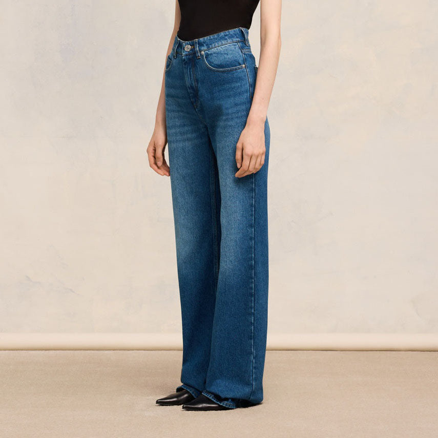 AMI Paris Wide-Leg Denim Jeans (FTR420.DE0025)