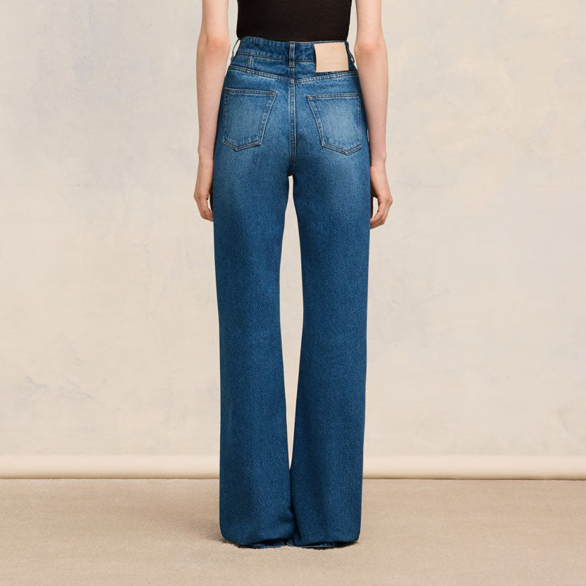 AMI Paris Wide-Leg Denim Jeans (FTR420.DE0025)