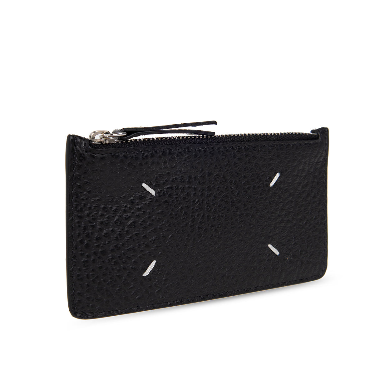 Maison Margiela Zipped Grained Leather Card Holder (S56UI0143)