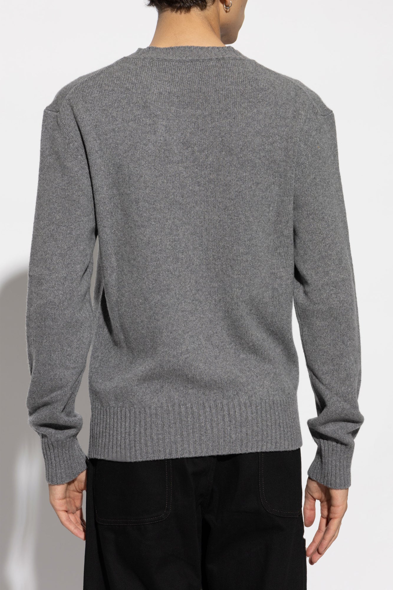 AMI Paris Classic Wool Crewneck Sweater (HKS057.005)