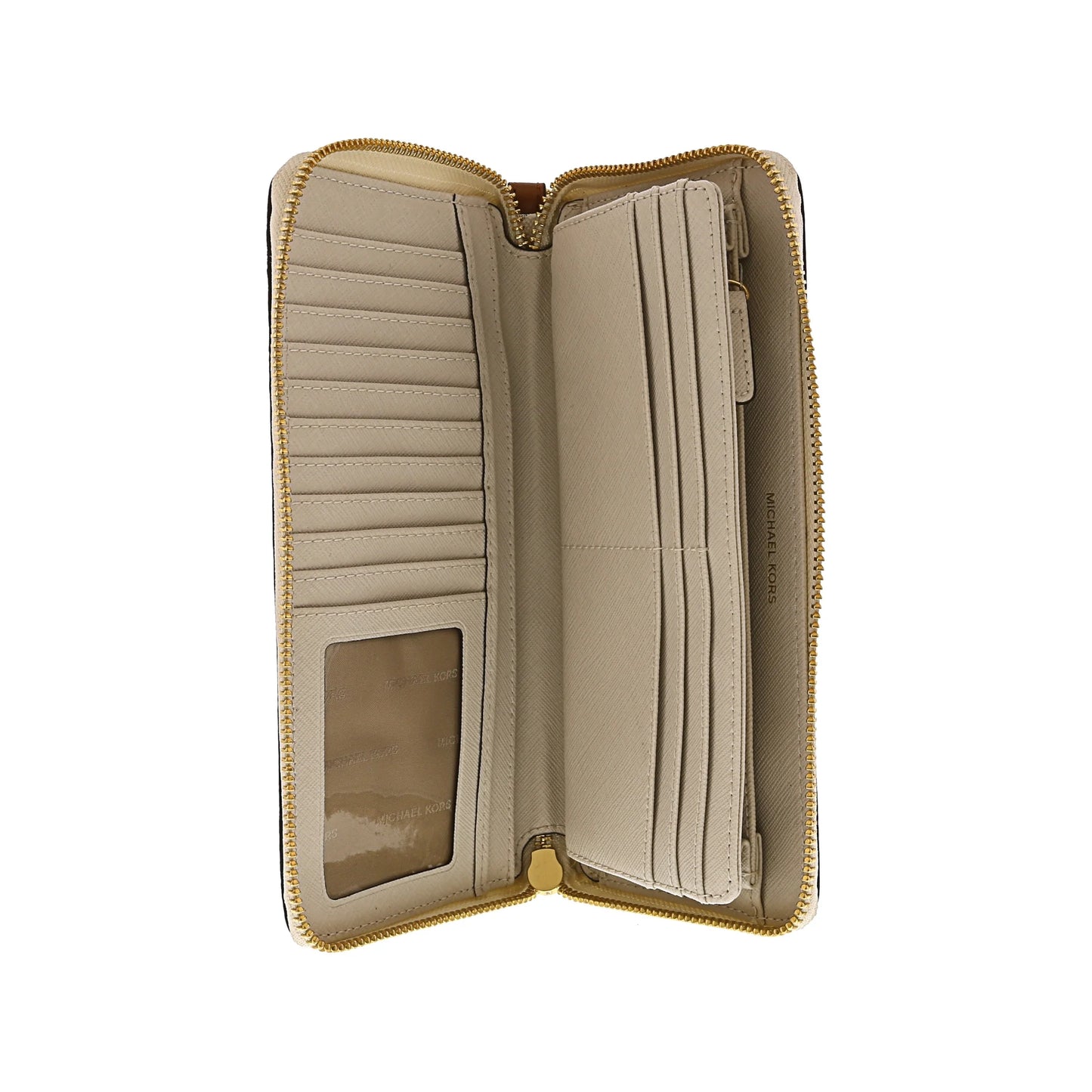 Michael Kors Jet Set Travel Logo LG Continental Wristlet Wallet (32S7GTTE9B)