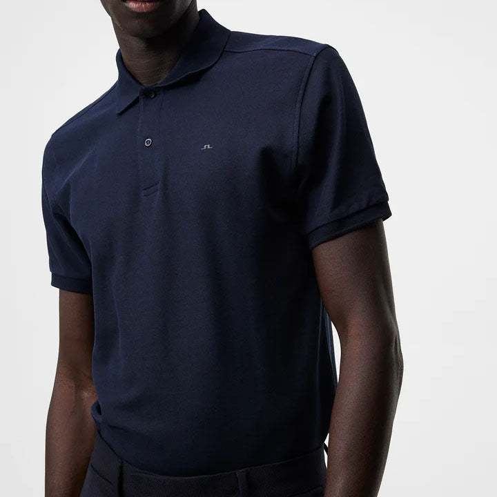 J.Lindeberg Troy Pique Polo Shirt 9999-Black (FMJT09639)
