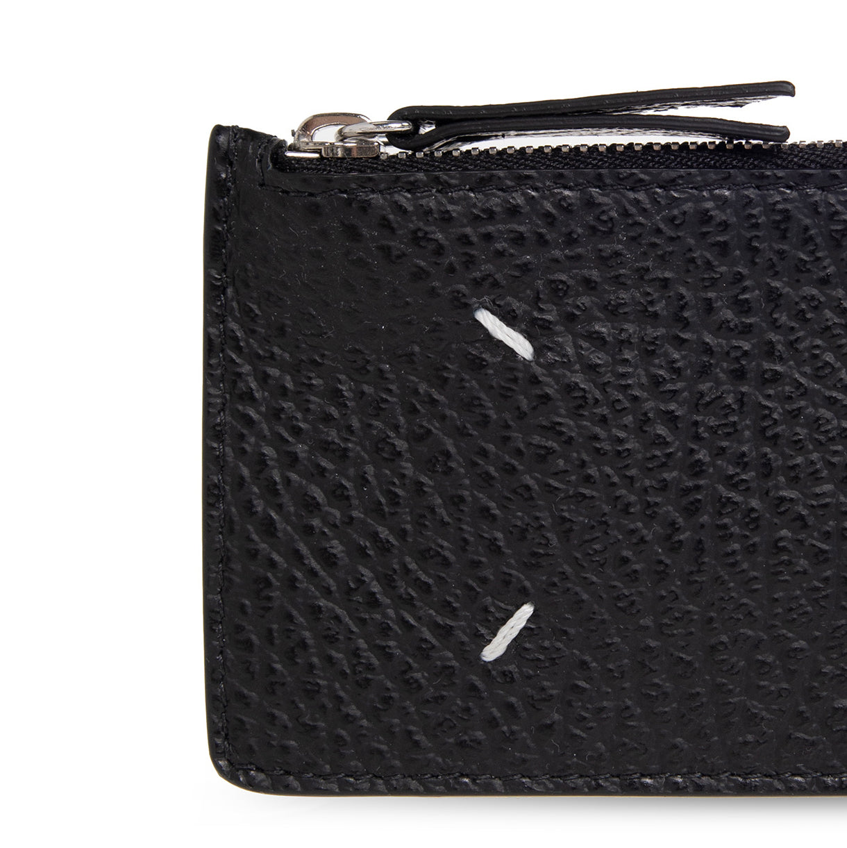 Maison Margiela Zipped Grained Leather Card Holder (S56UI0143)