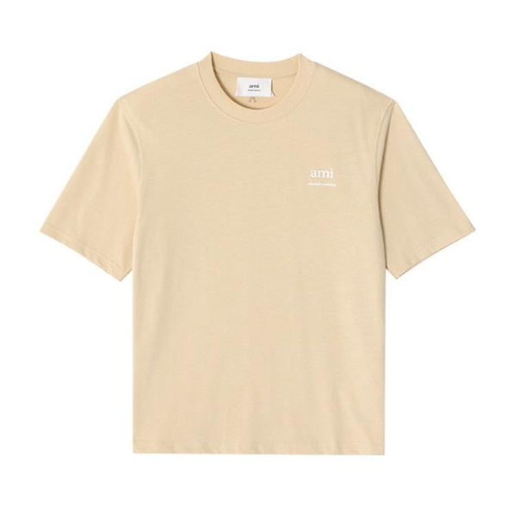 AMI Paris Tonal Ami Paris Embroidered Logo T-Shirt (UTS024.726)