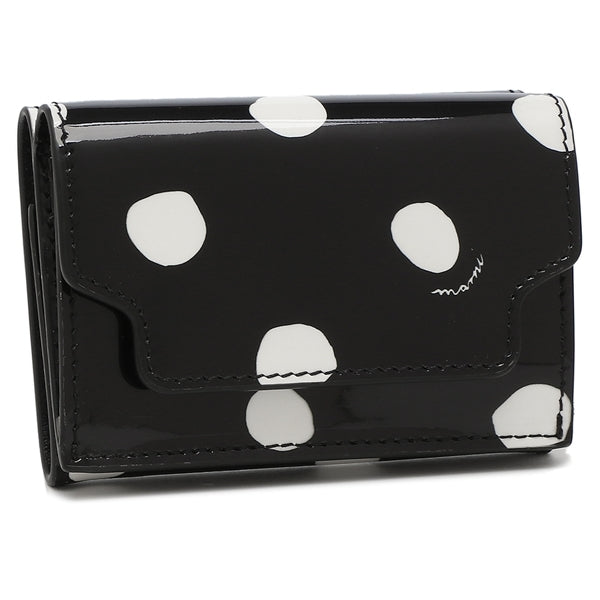MARNI POLKA DOT LEATHER WALLET (PFMOW02Q05)