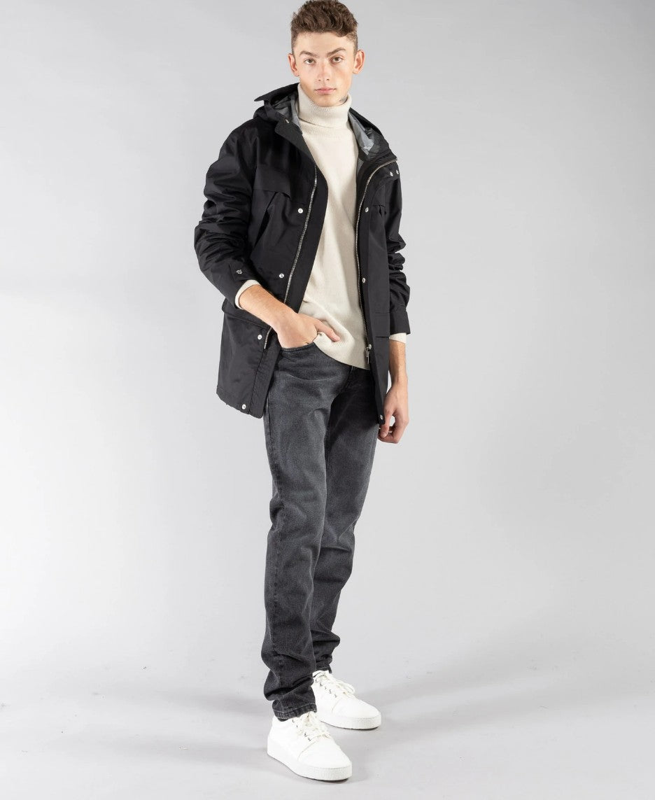 AMI Paris Hooded Technical Jacket (A21OW102.262)