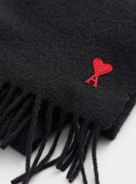 AMI Paris Ami de Coeur Wool Scarf (USF405.334-U)