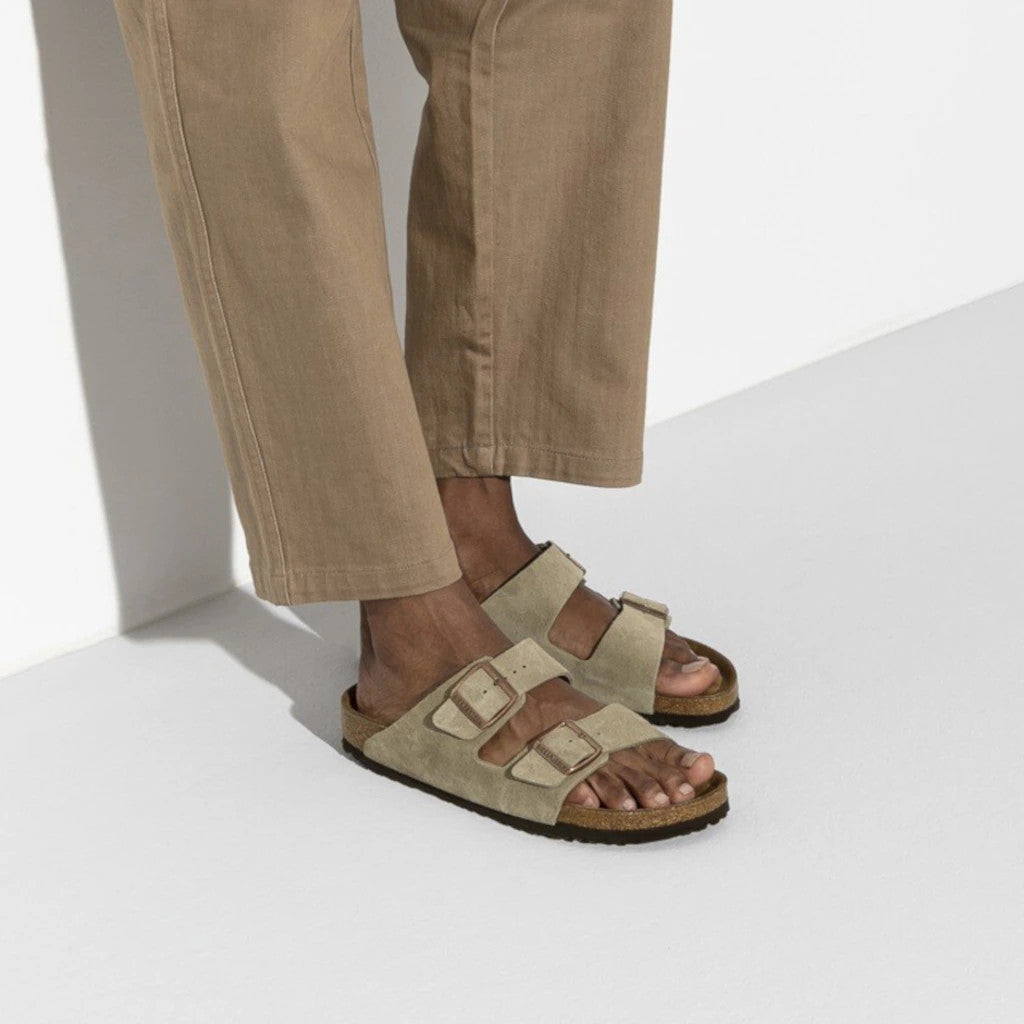 Birkenstock Arizona SFB Suede Taupe Regular 0951303