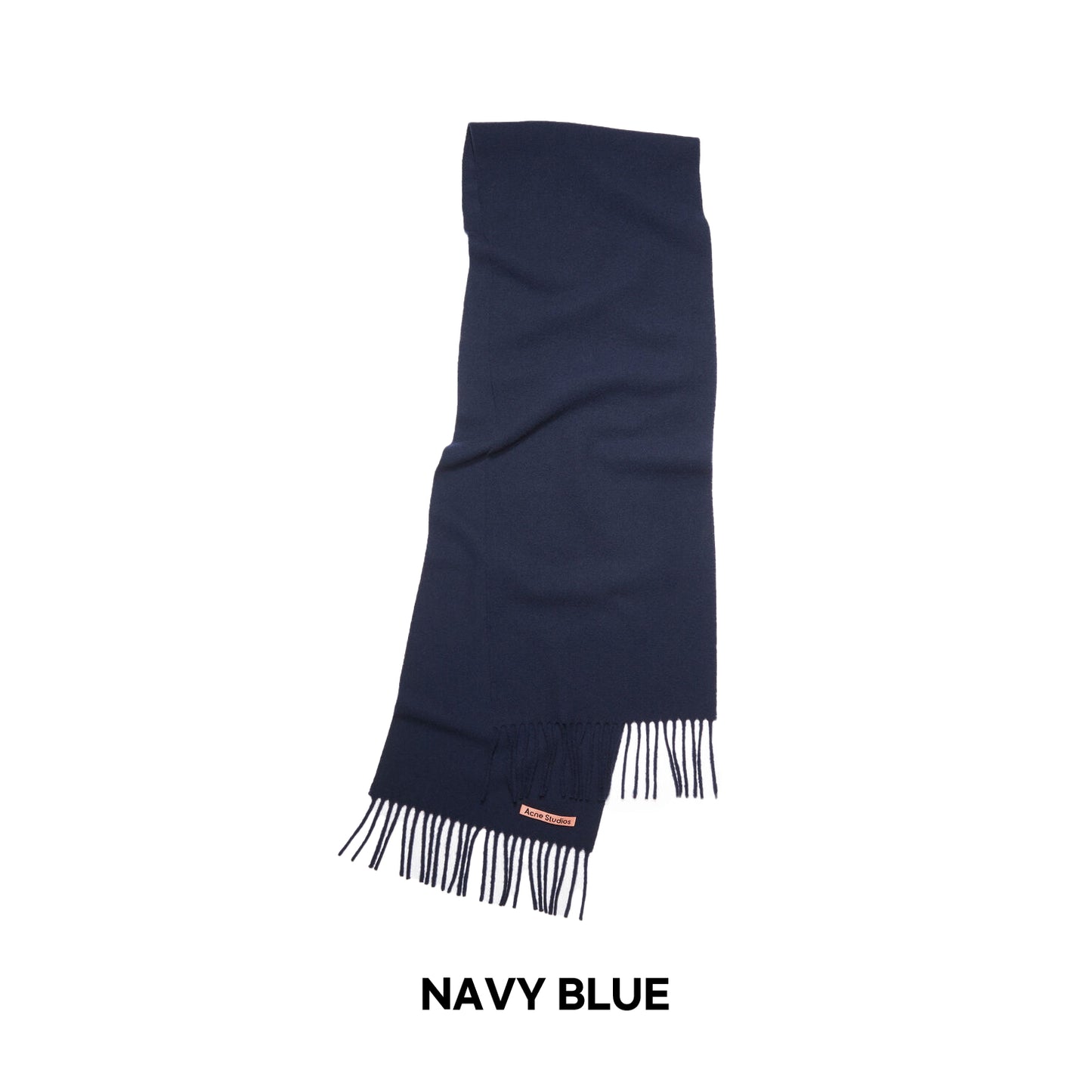 FRINGE WOOL SCARF - SKINNY