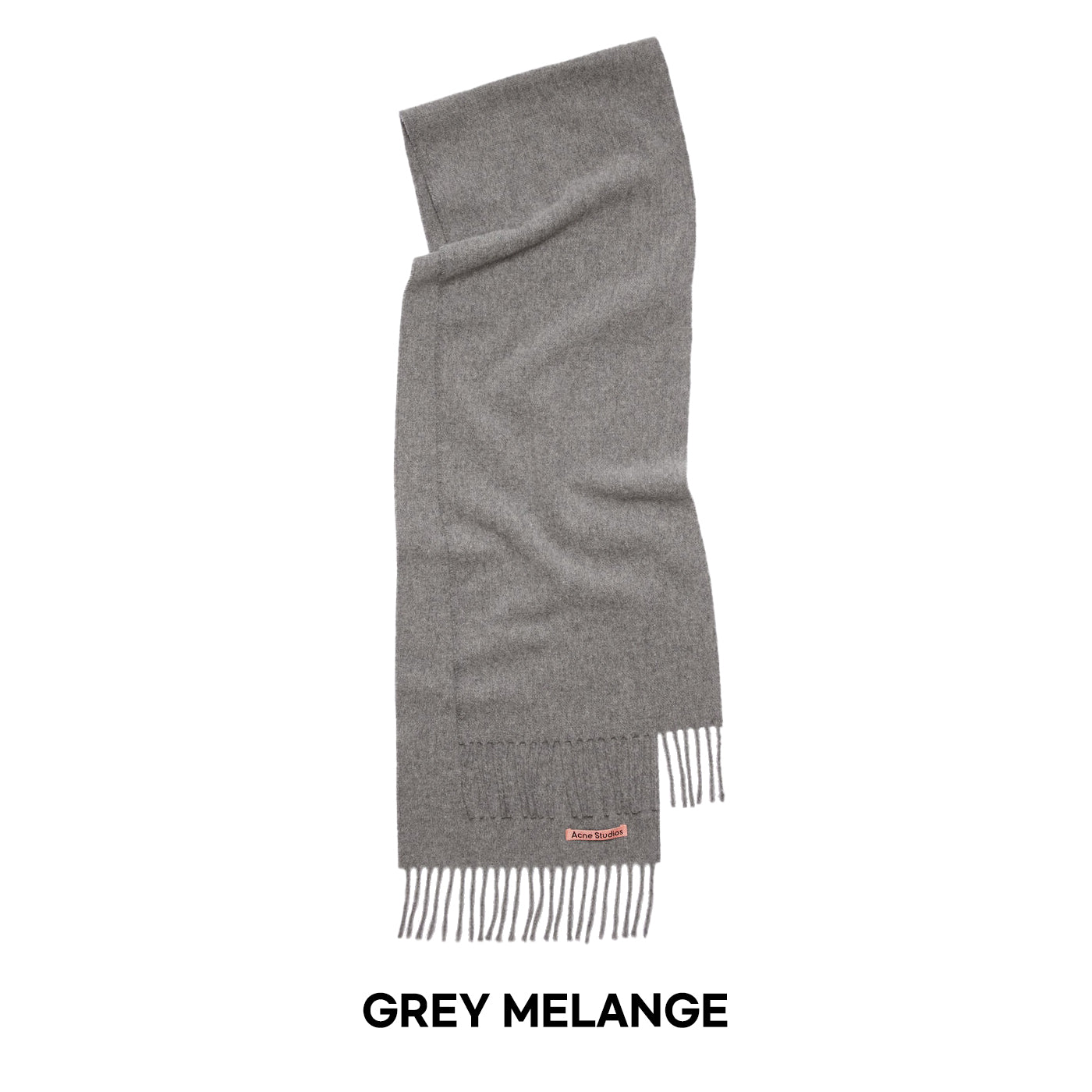 FRINGE WOOL SCARF - SKINNY