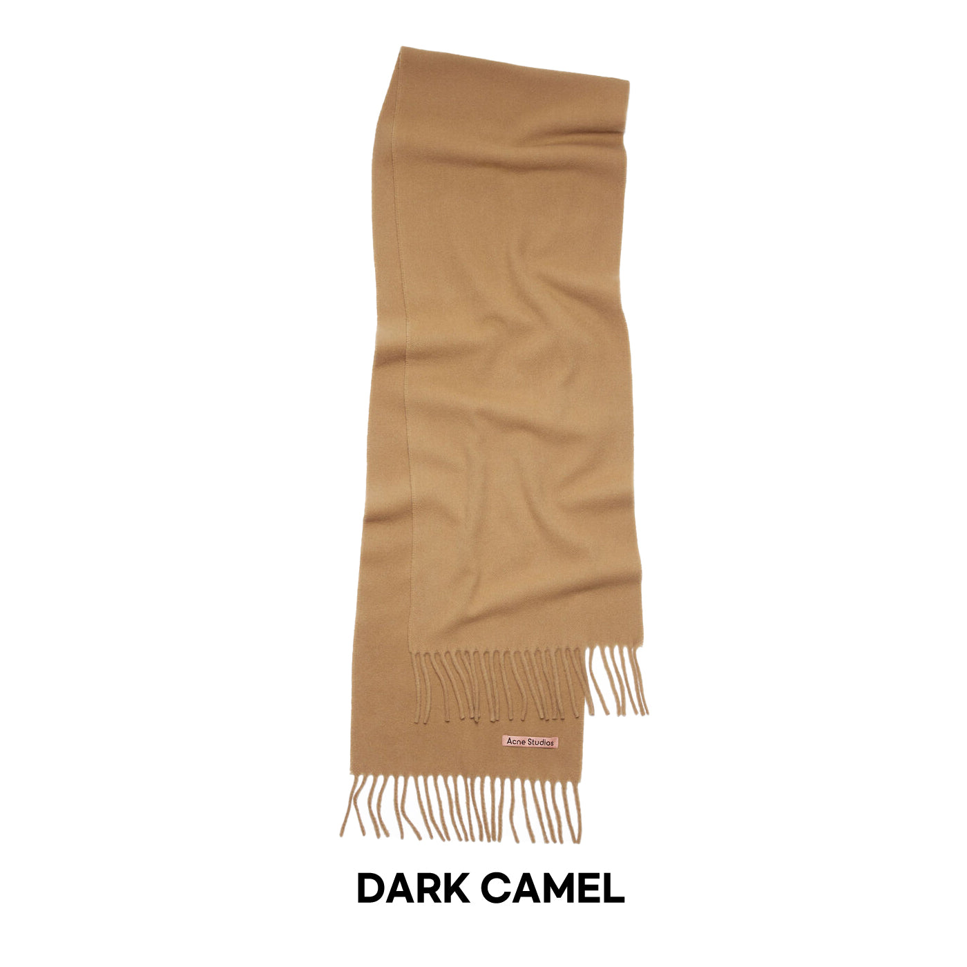 FRINGE WOOL SCARF - SKINNY