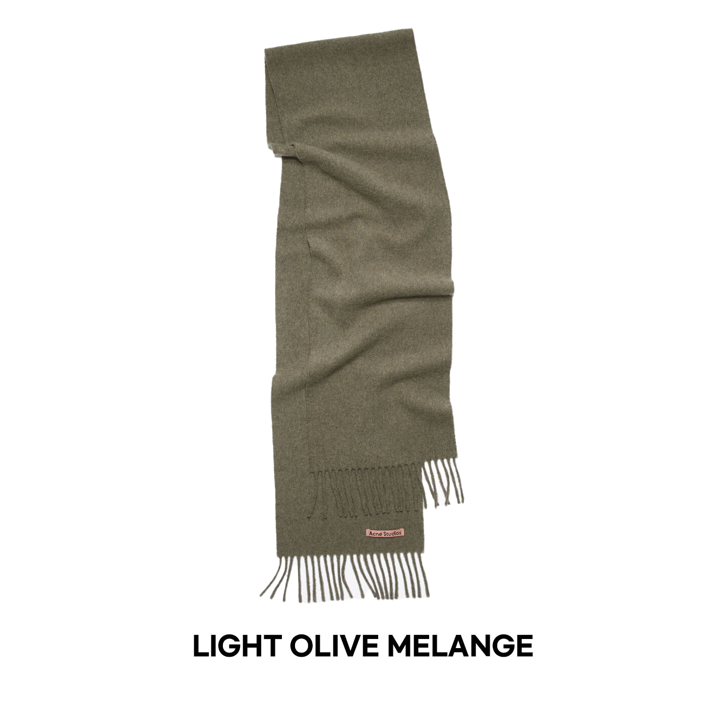 FRINGE WOOL SCARF - SKINNY