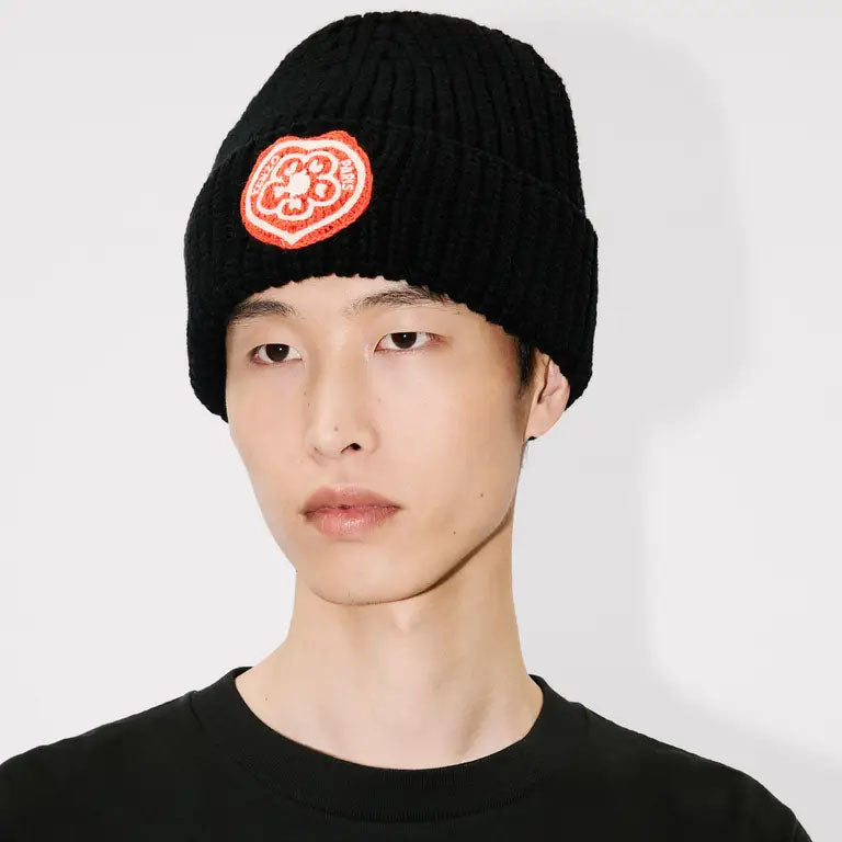 KENZO Boke Heart embroidered beanie (FG58BU310KWC)