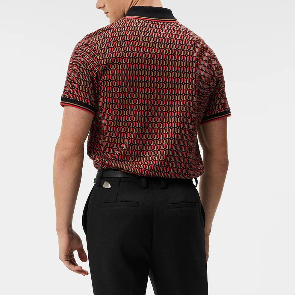 J.Lindeberg Deklan Jacquard Polo Shirt (FMJT10186)
