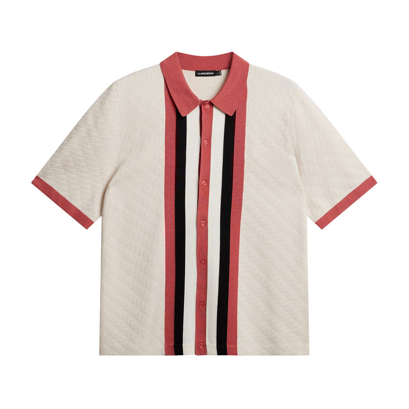 J.Lindeberg Rayan Jacquard Monogram Shirt (FMKW10426)